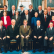 George W. Bush and members of his '80s-themed administration.